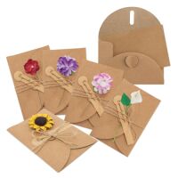 Vintage Grußkarten "Flower" (10er Pack)