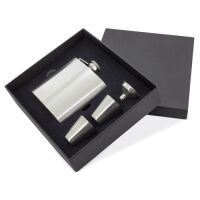 Flachmann Geschenkset mit Gläsern 170ml