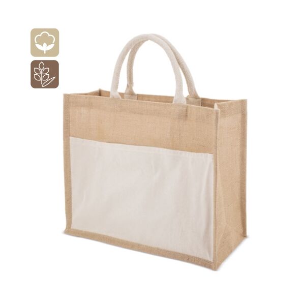 Jute Tasche "Events" 45x35x12,5cm