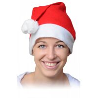 Nikolausmütze mit 4/0 farbigem Druck