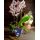 Blumentopf Ton blau