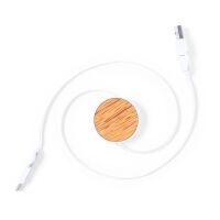 Ladekabel & Datenkabel mit Rückzugspule...