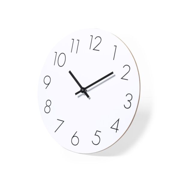 Wanduhr Holz weiß 32cm