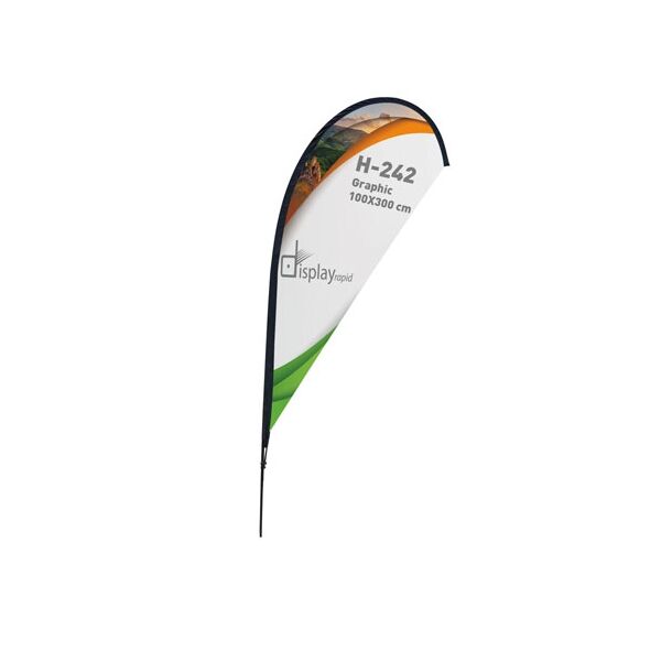 Dropflag mit System-Halter 450cm