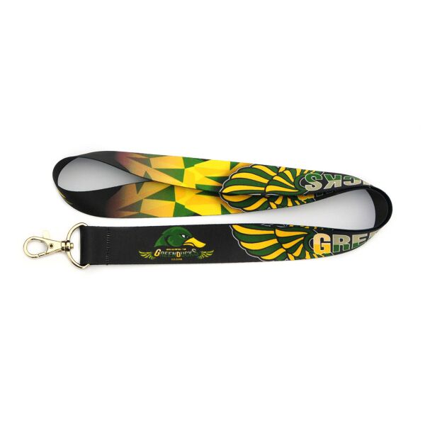 Lanyards mit Karabiner, 1-seitig bedruckt