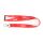 Lanyards mit Karabiner und Sicherheitsverschluss, 1-seitig bedruckt