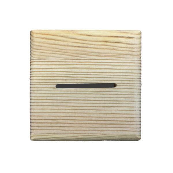 Holz Spardose Würfel