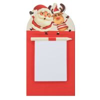 Magnetischer Notizblock mit Bleistift "X-Mas"