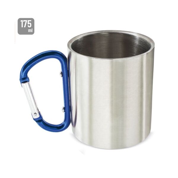 Metalltasse mit Karabiner