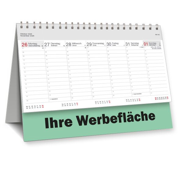 Tischkalender MAXI 2026 neutral (ohne Druck)