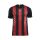 black/bright red